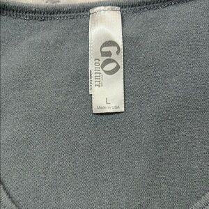 Go Couture Charcoal Tee